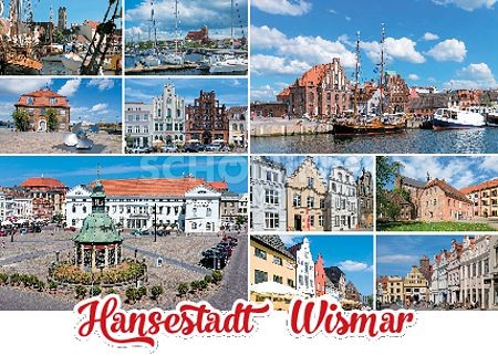 Ansichtskarte Wismar Schöning Verlag Hansestadt 